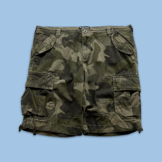 VINTAGE Y2K BAGGY LOOSE CAMO SHORTS