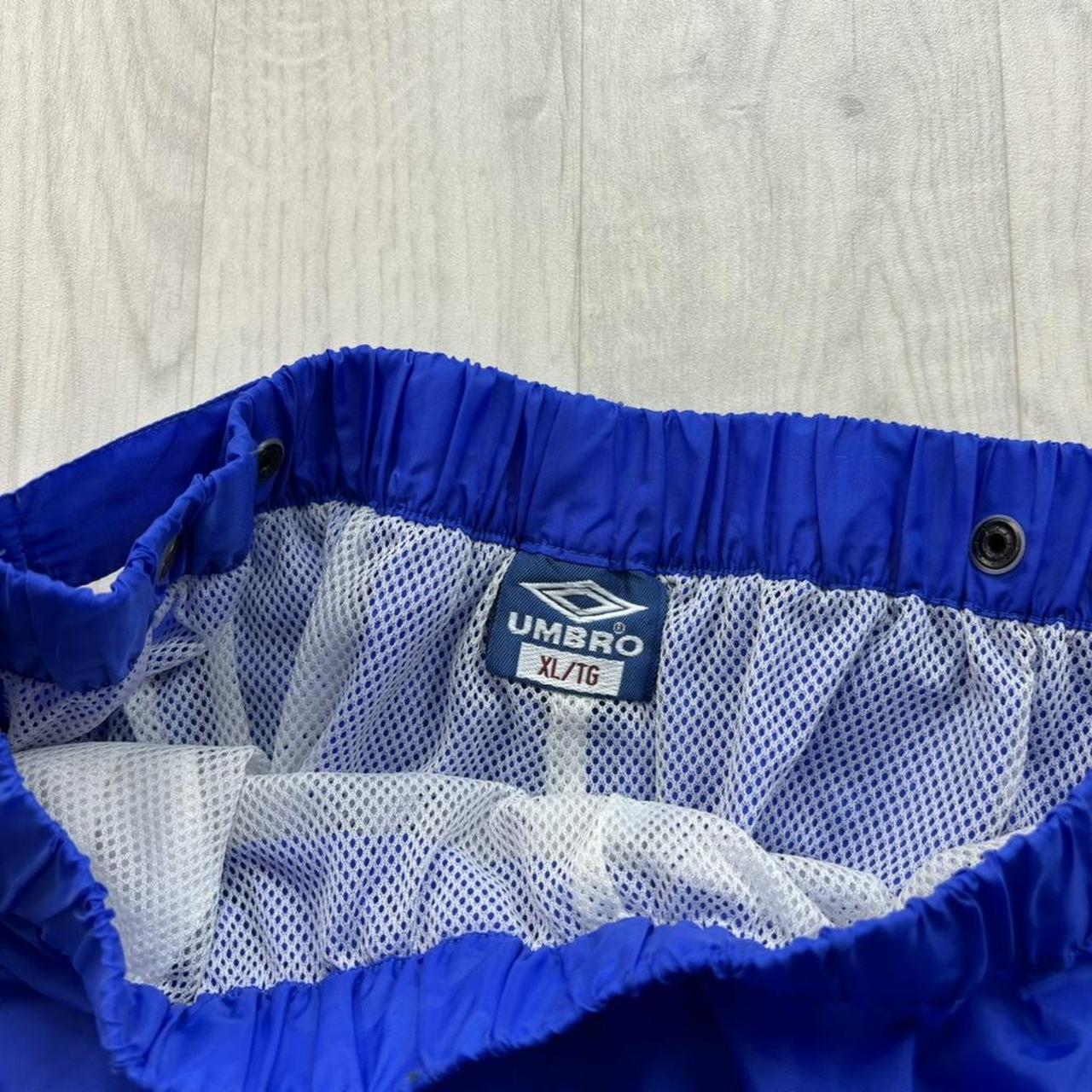 VINTAGE Y2K UMBRO BAGGY TRACKSUIT BOTTOMS BLUE