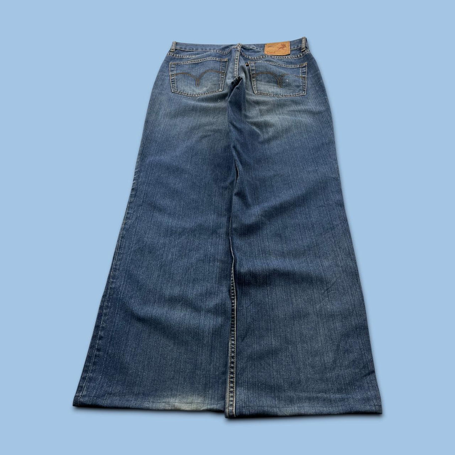 VINTAGE Y2K LOIS BOOTCUT JEANS BLUE