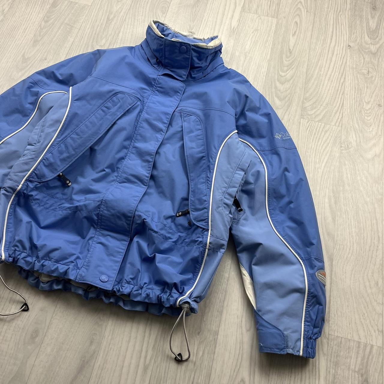 VINTAGE 00s COLUMBIA TECHNICAL UTILITY SKI JACKET BLUE