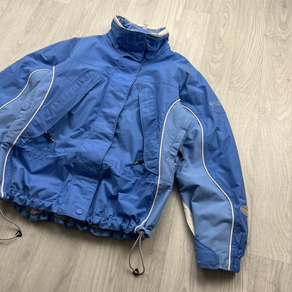 VINTAGE 00s COLUMBIA TECHNICAL UTILITY SKI JACKET BLUE