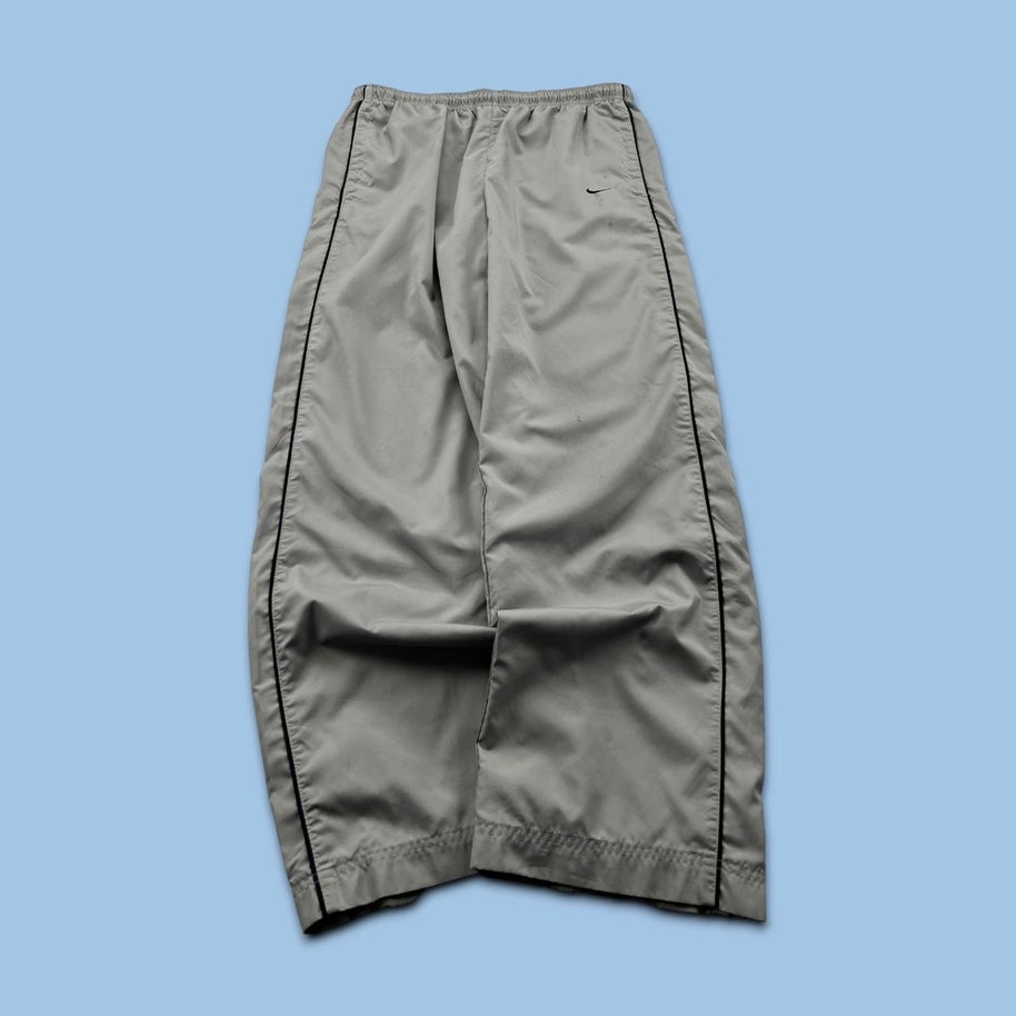 VINTAGE Y2K NIKE BAGGY TRACKSUIT BOTTOMS GREY