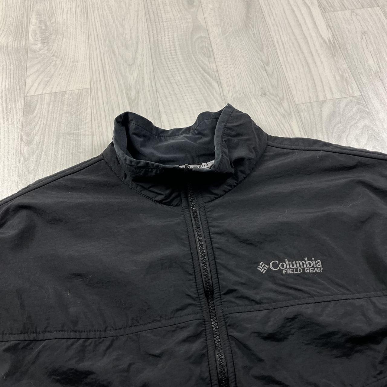 VINTAGE Y2K COLUMBIA ZIP UP TECHNICAL FLEECE BLACK