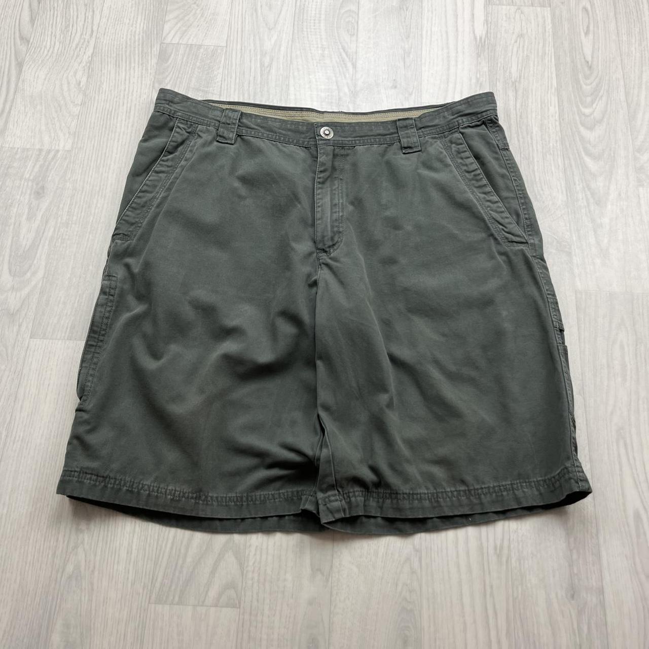 VINTAGE Y2K COLUMBIA BAGGY UTILITY SHORTS GREEN TEAL