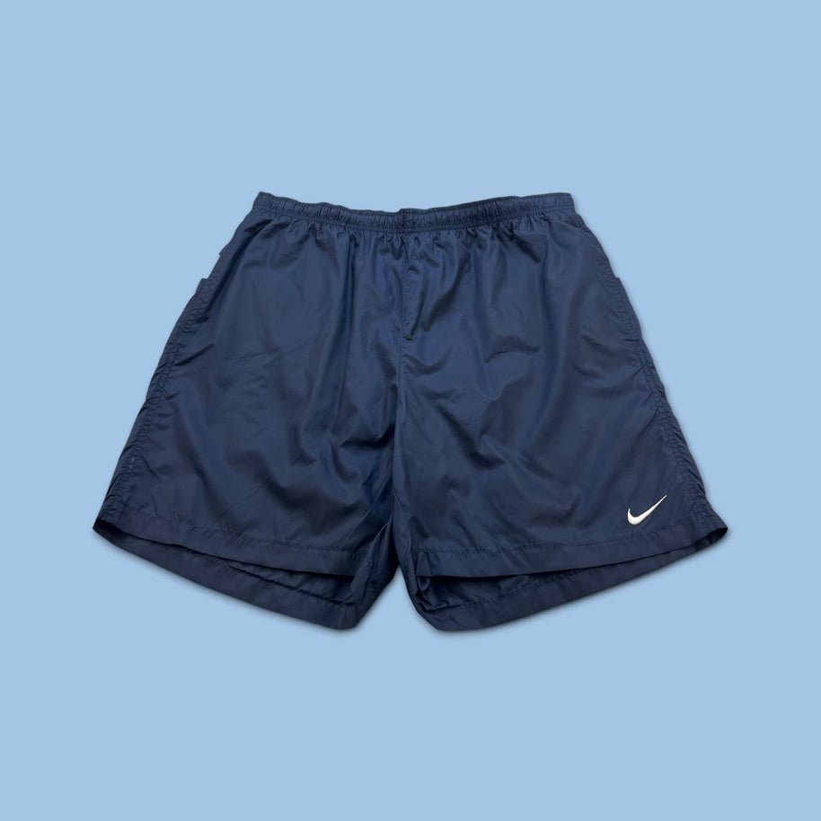 VINTAGE Y2K NIKE LOOSE SPORT SHORTS NAVY