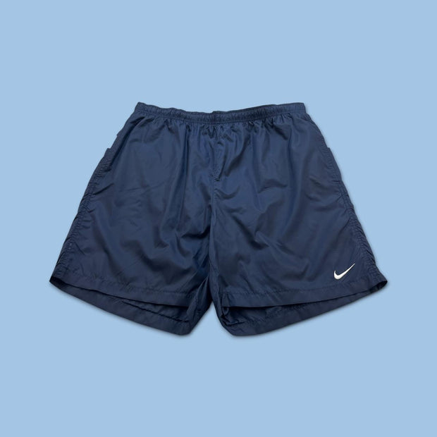 VINTAGE Y2K NIKE LOOSE SPORT SHORTS NAVY