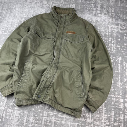 VINTAGE 00s COLUMBIA UTILITY WORKWEAR JACKET KHAKI