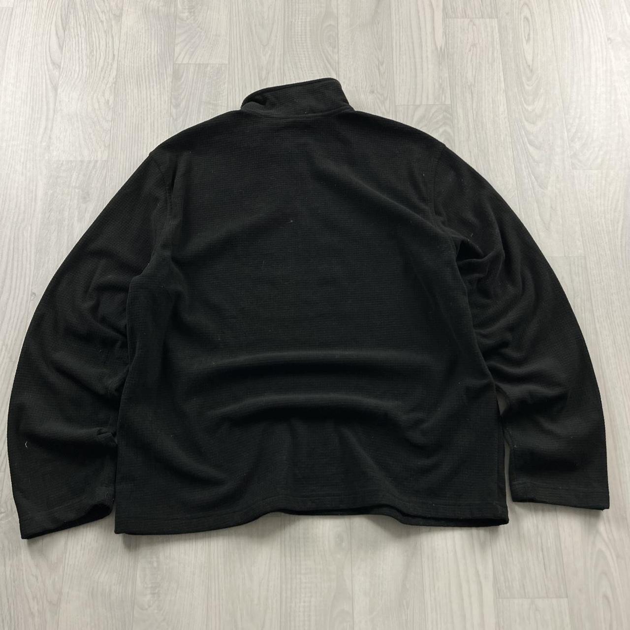 VINTAGE Y2K STARTER QUARTER ZIP FLEECE SWEATSHIRT BLACK