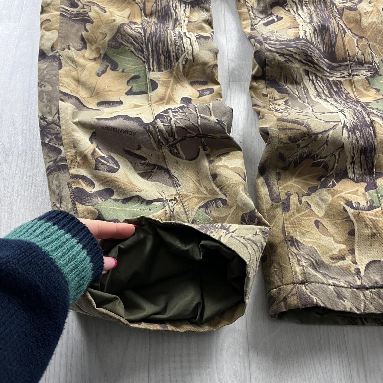 VINTAGE CABELAS REALTREE BAGGY INSULATED CAMO CARGO PANTS