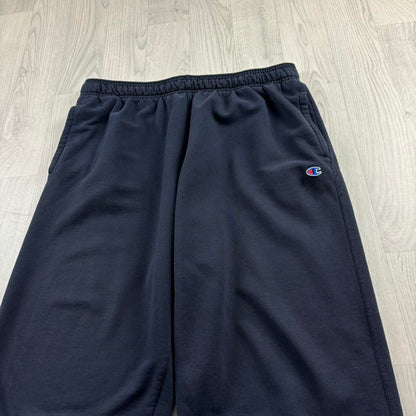 VINTAGE 00s CHAMPION SUPER BAGGY COTTON SWEATPANTS NAVY