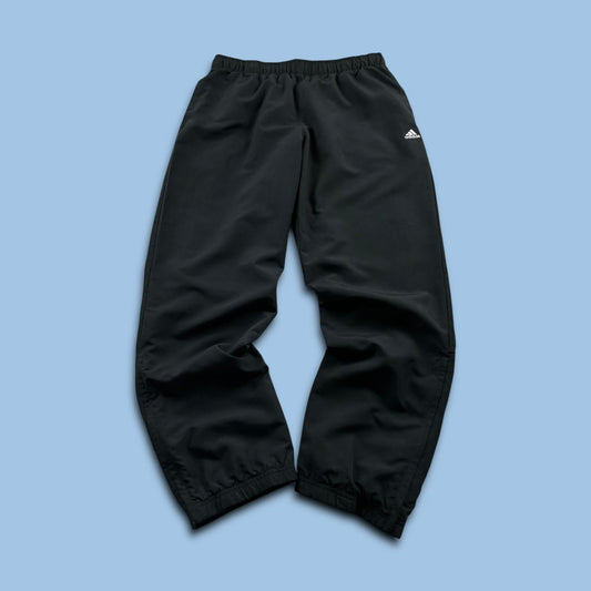 ADIDAS BAGGY TRACKSUIT BOTTOMS BLACK