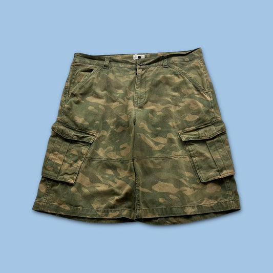 VINTAGE Y2K BAGGY LOOSE CAMO SHORTS
