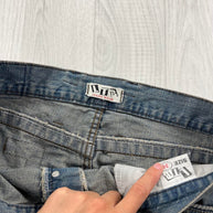 VINTAGE Y2K LITTLE BIG BOOTCUT EMBROIDERED JEANS BLUE