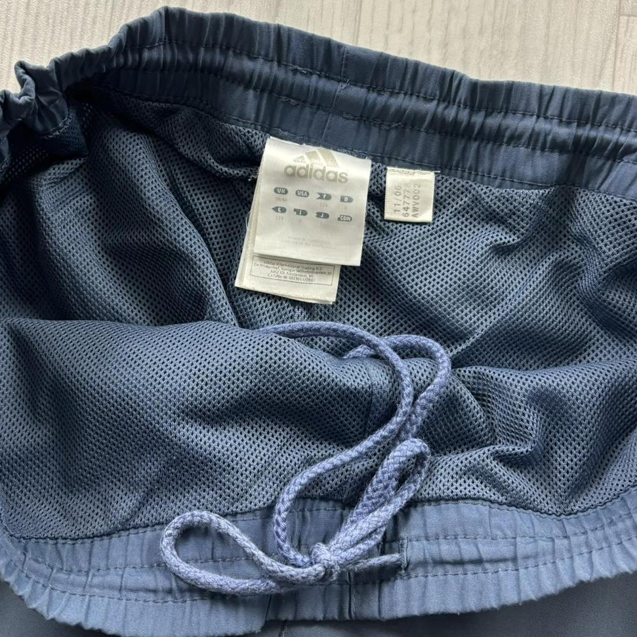 VINTAGE Y2K ADIDAS BAGGY TRACKSUIT BOTTOMS BLUE