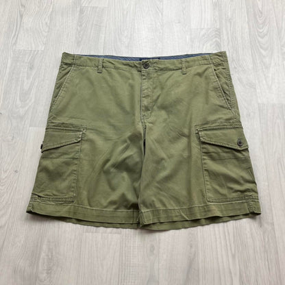 CHAPS BAGGY CARGO SHORTS KHAKI GREEN