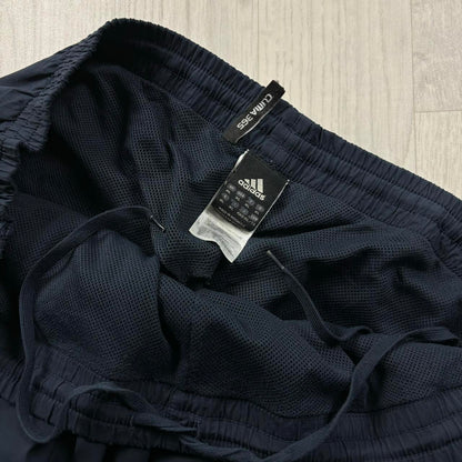 VINTAGE Y2K ADIDAS BAGGY TRACKSUIT BOTTOMS NAVY