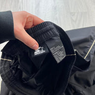 VINTAGE Y2K STARTER BAGGY TRACKSUIT BOTTOMS BLACK