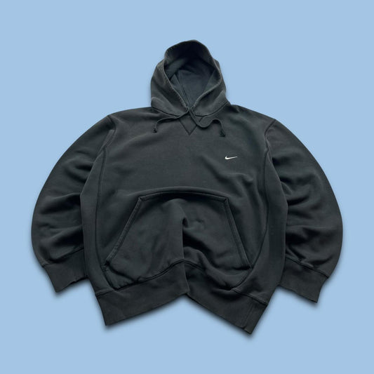 VINTAGE Y2K NIKE ZIP UP HOODIE BLACK