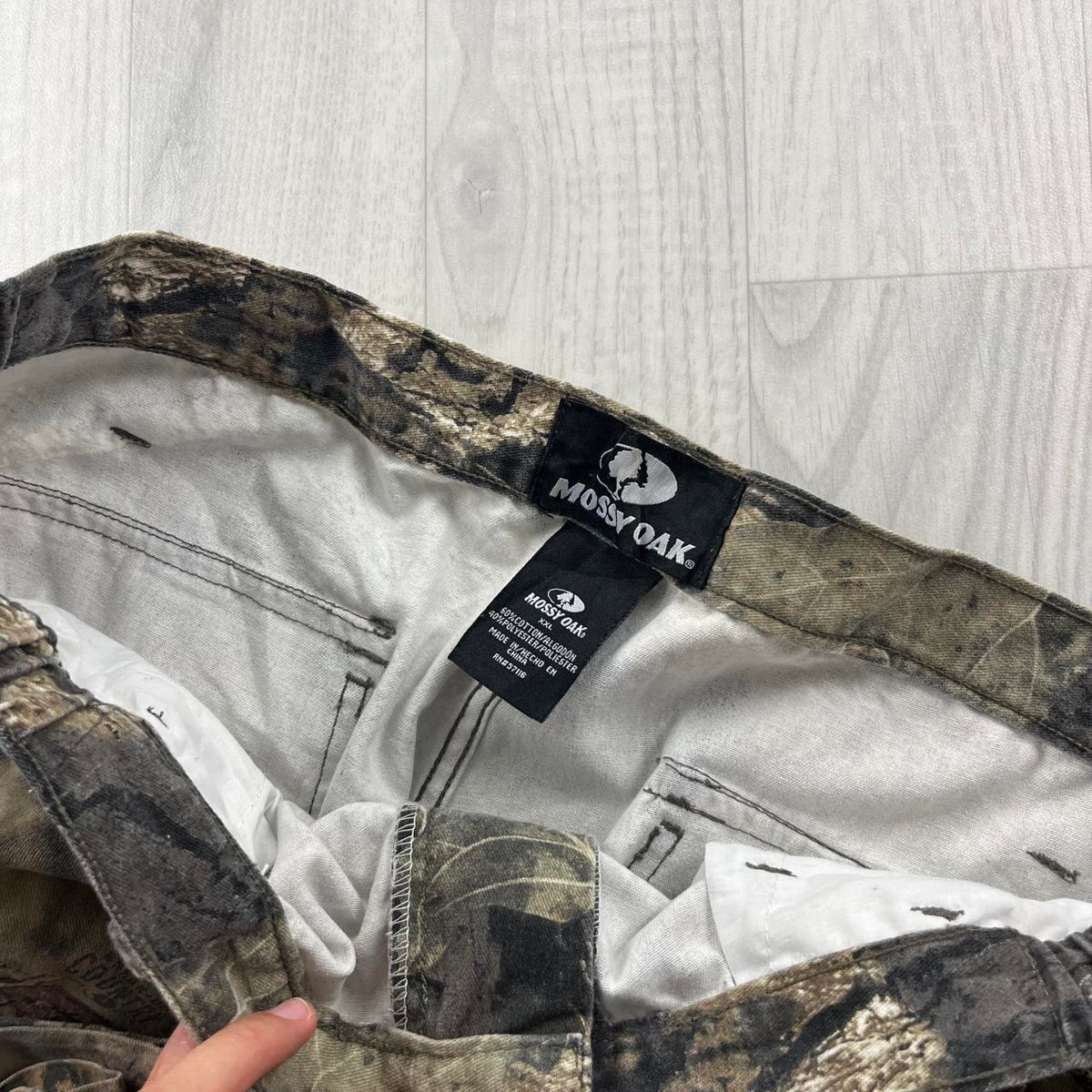 VINTAGE MOSSY OAK BAGGY CAMO CARGO PANTS