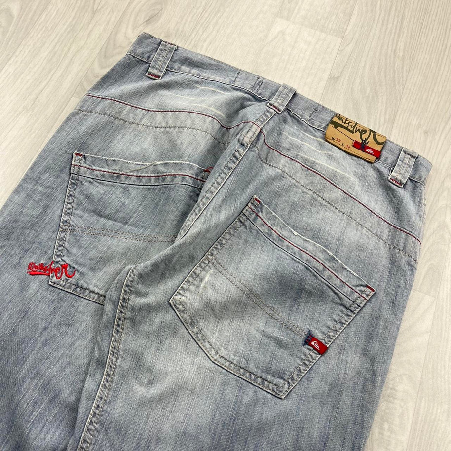 VINTAGE Y2K QUIKSILVER BAGGY JEANS BLUE