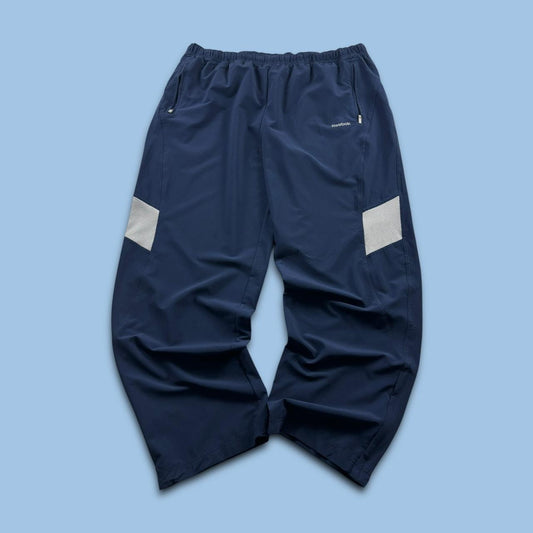 VINTAGE Y2K REEBOK BAGGY TRACKSUIT BOTTOMS NAVY