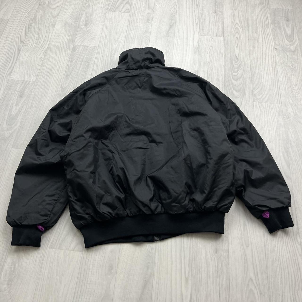 VINTAGE 00s COLUMBIA REVERSIBLE BOMBER JACKET BLACK PINK