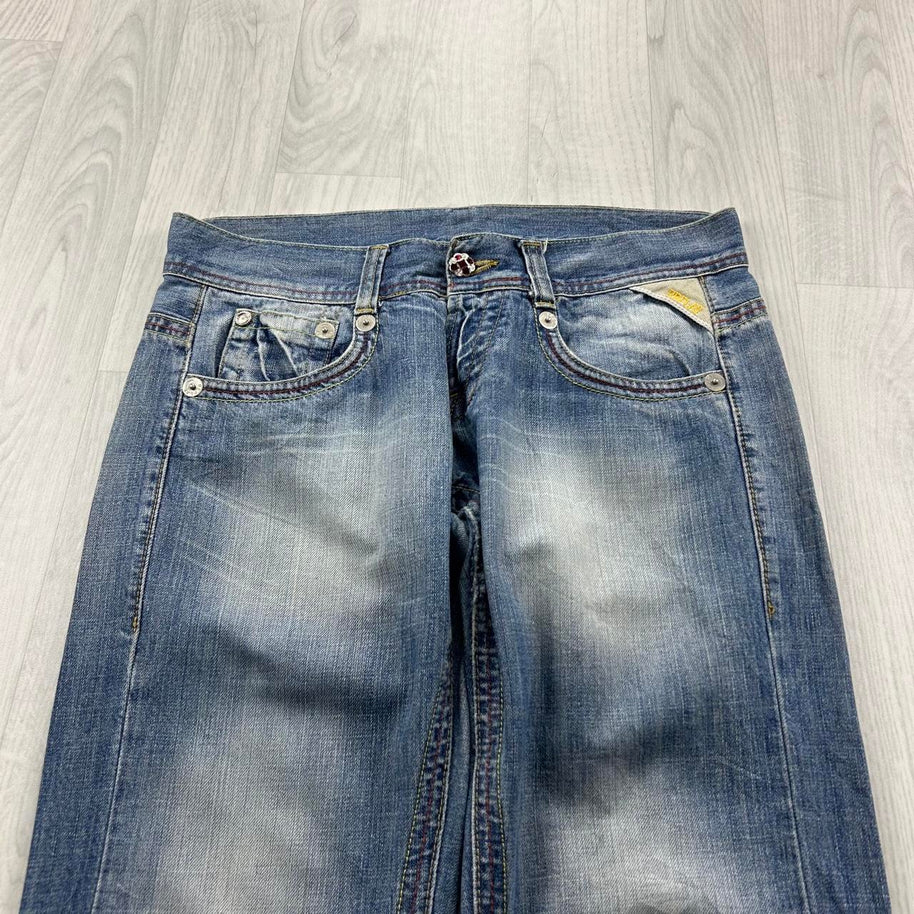 VINTAGE Y2K REPLAY BOOTCUT JEANS BLUE
