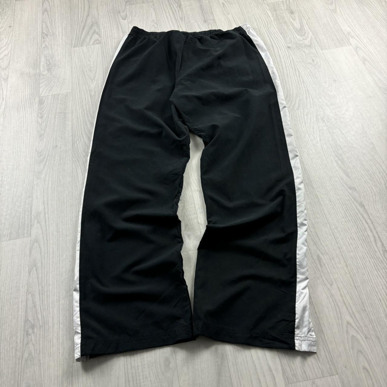 VINTAGE Y2K NIKE LOW RISE BAGGY TRACKSUIT BOTTOMS BLACK