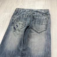 VINTAGE Y2K OLD STREET 11 BOOTCUT JEANS BLUE