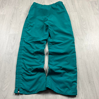 VINTAGE Y2K COLUMBIA BAGGY SKI PANTS SALOPETTES GREEN