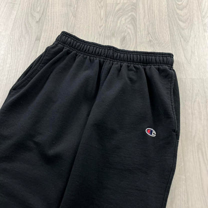 VINTAGE 00s CHAMPION COTTON SWEATPANTS BLACK