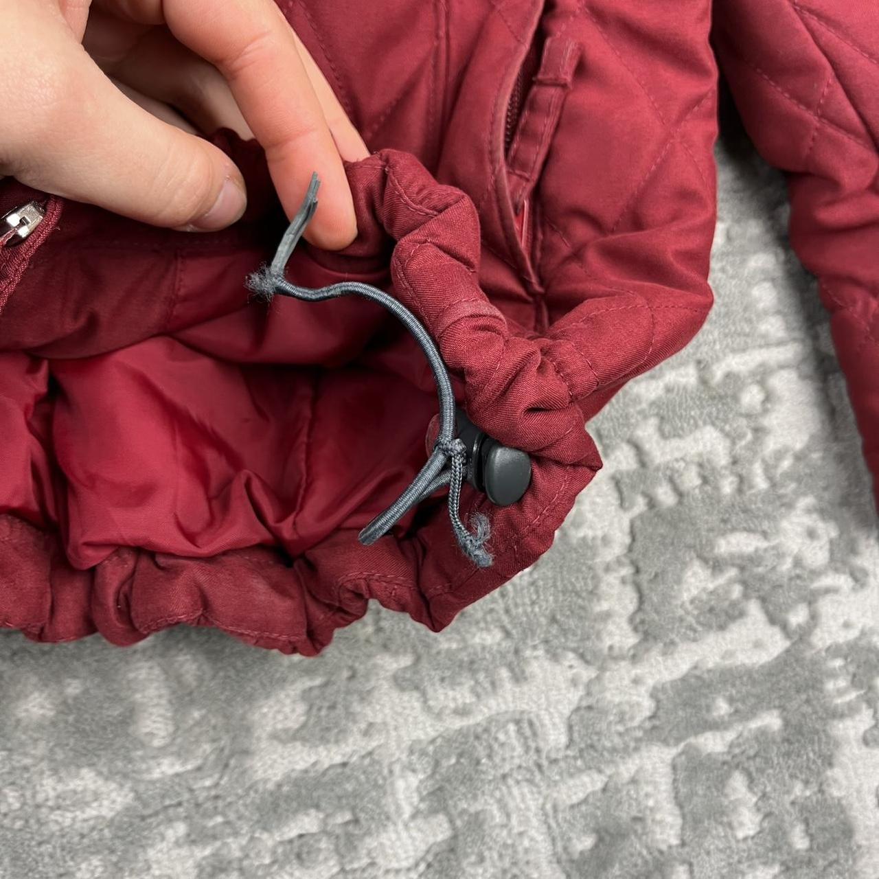 VINTAGE 00s COLUMBIA DIAMOND STITCH PUFFER JACKET RED