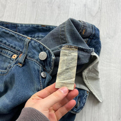 VINTAGE Y2K LEVIS LOW RISE BOOTCUT FLARED JEANS BLUE