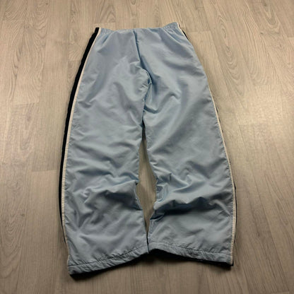 VINTAGE Y2K NIKE BAGGY TRACKSUIT BOTTOMS BABY BLUE