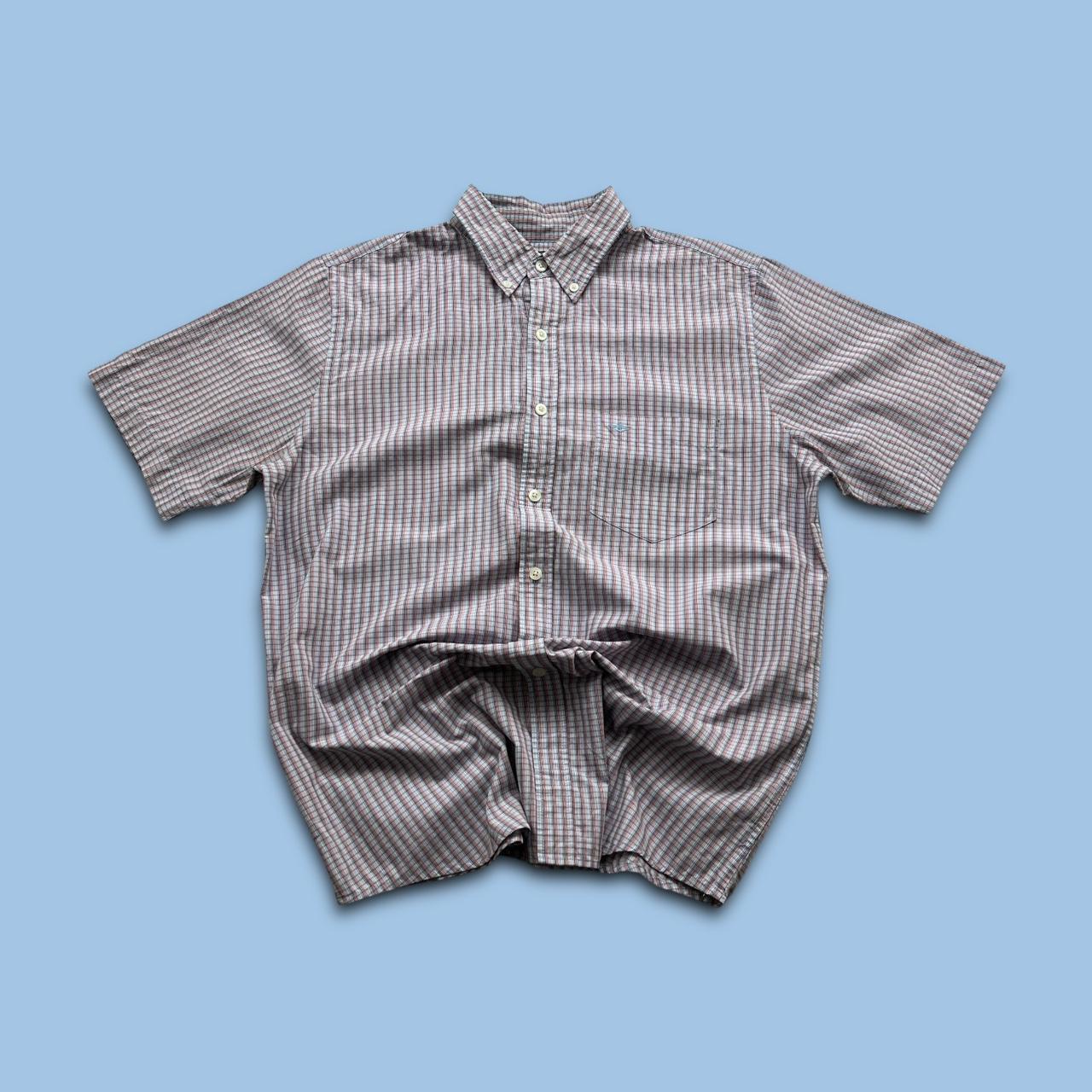 VINTAGE Y2K DOCKERS SHORT SLEEVE CHECKERED SHIRT