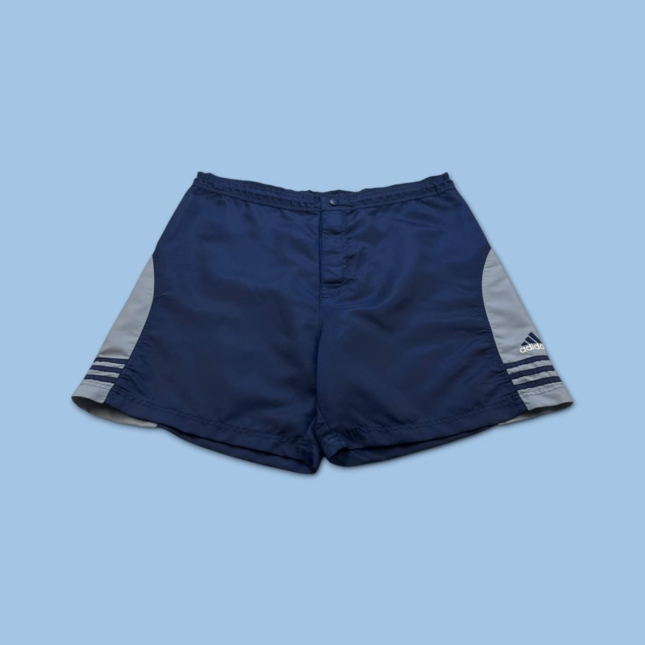 VINTAGE 90s ADIDAS SPORT SHORTS NAVY