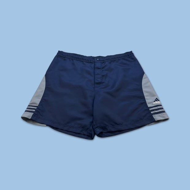 VINTAGE 90s ADIDAS SPORT SHORTS NAVY