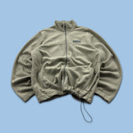 VINTAGE Y2K COLUMBIA ZIP UP FLEECE JACKET BEIGE