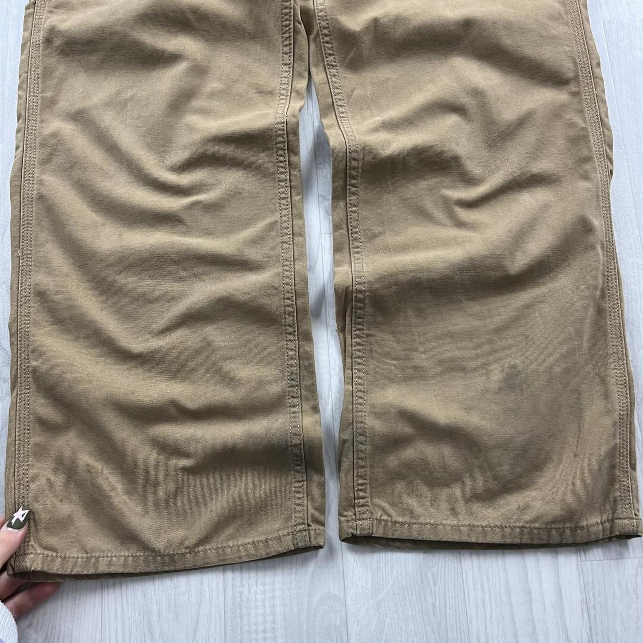 VINTAGE FADED GLORY BAGGY CARPENTER JEANS TAN
