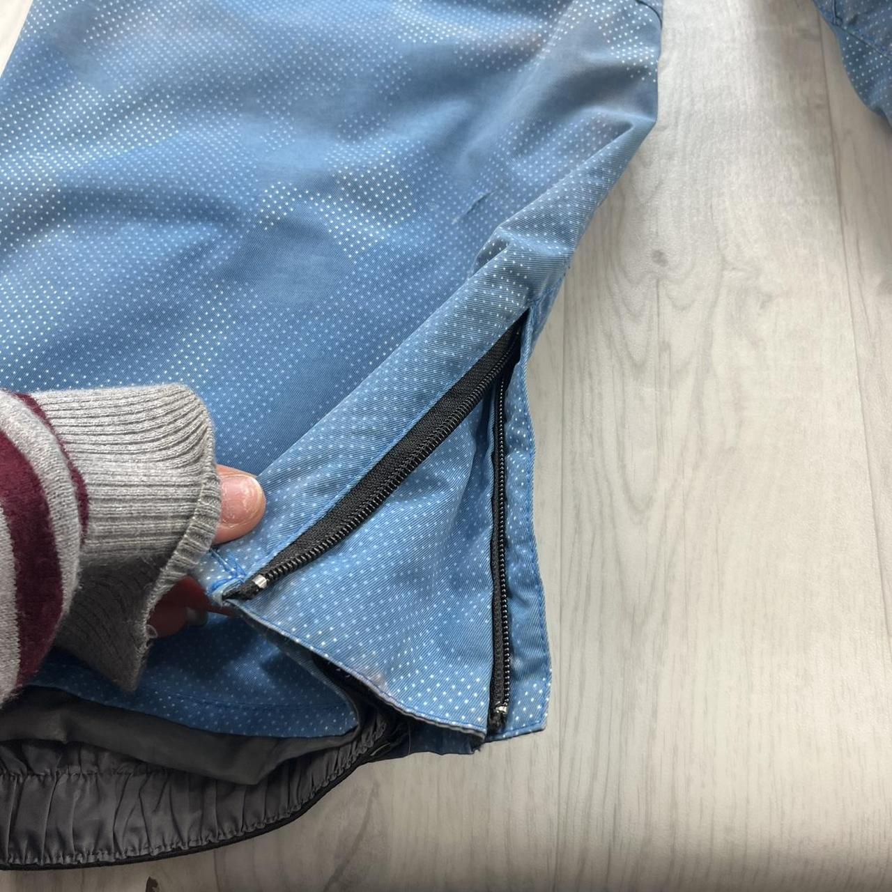 VINTAGE Y2K SURFANIC BAGGY SKI PANTS SALOPETTES BLUE