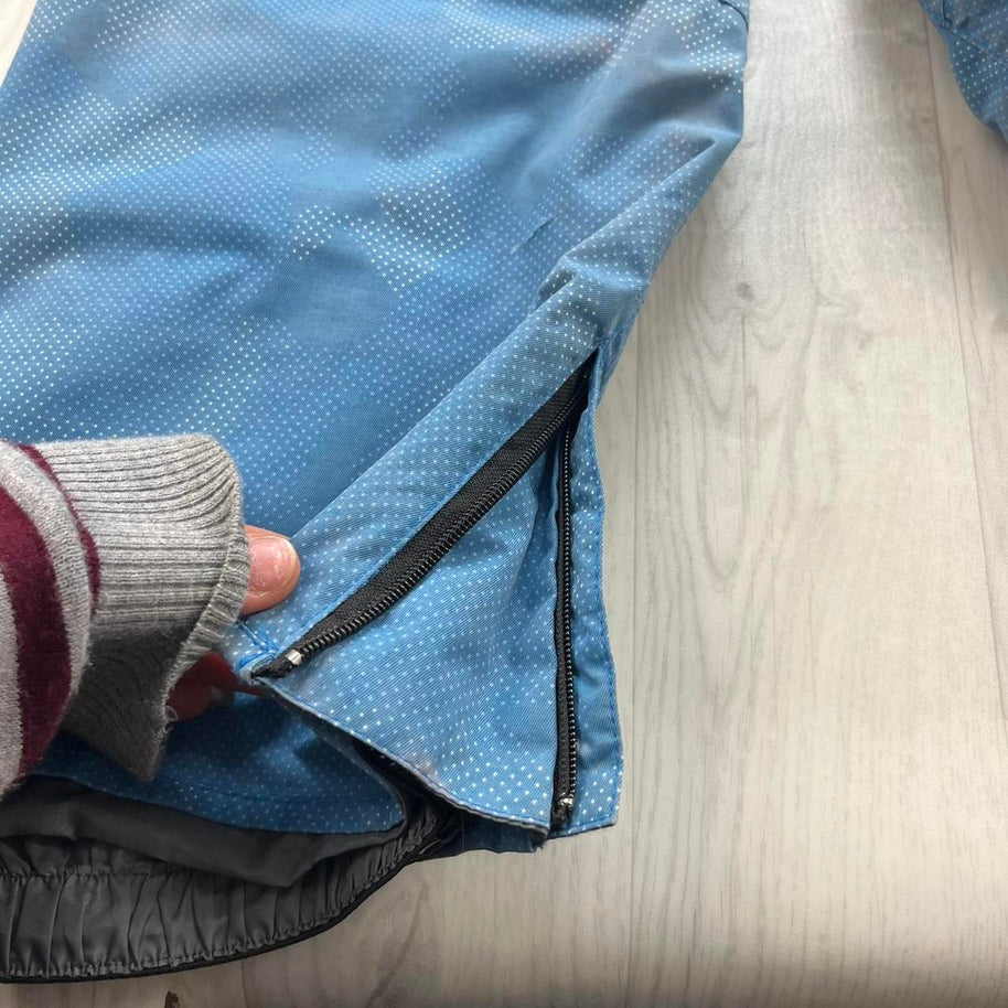 VINTAGE Y2K SURFANIC BAGGY SKI PANTS SALOPETTES BLUE