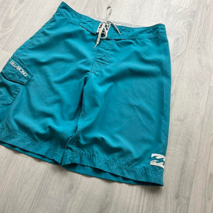 VINTAGE Y2K BILLABONG BAGGY LOOSE BOARD SURF SHORTS BLUE