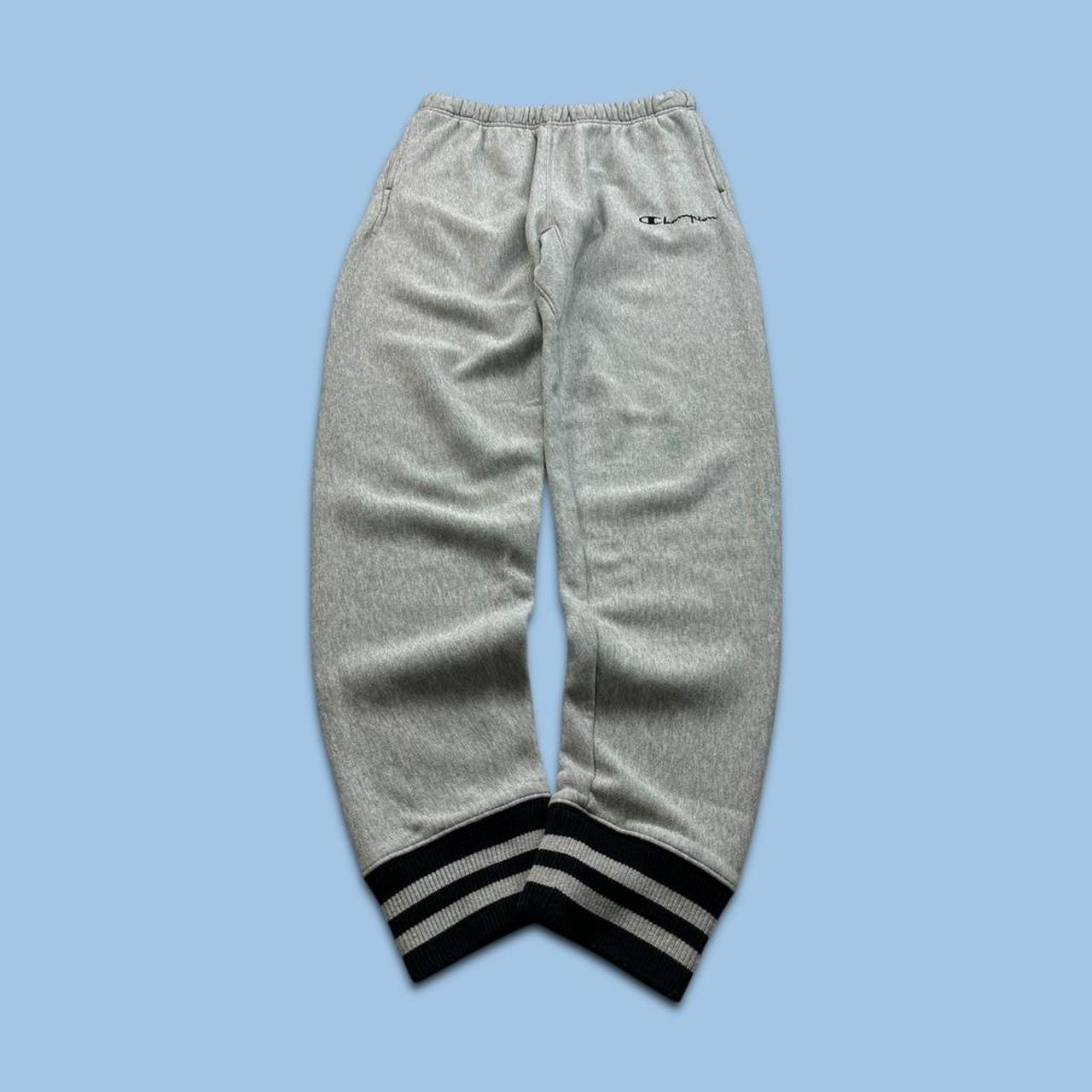 CHAMPION REVERSE WEAVE COTTON SWEATPANTS GREY
