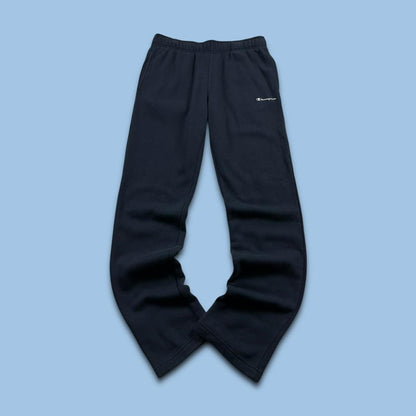 VINTAGE 00s CHAMPION STRAIGHT LEG COTTON SWEATPANTS NAVY