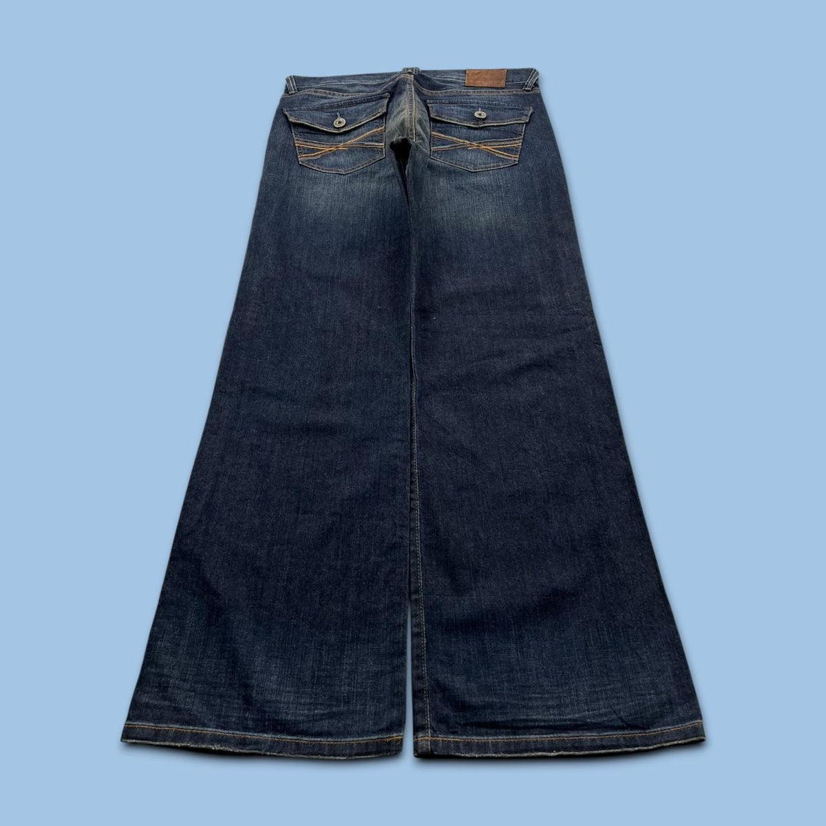 VINTAGE Y2K LUCKY BRAND BAGGY JEANS NAVY BLUE
