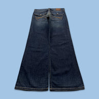 VINTAGE Y2K LUCKY BRAND BAGGY JEANS NAVY BLUE