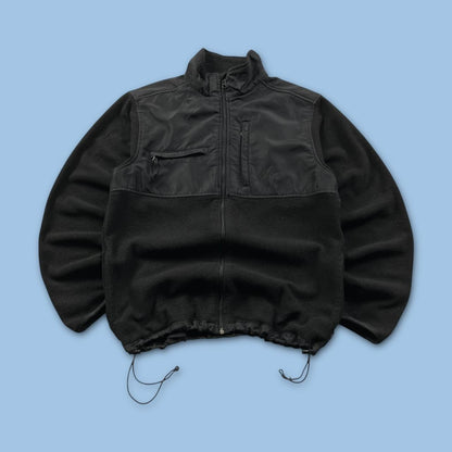 VINTAGE Y2K CHAPS ZIP UP TECHNICAL FLEECE BLACK
