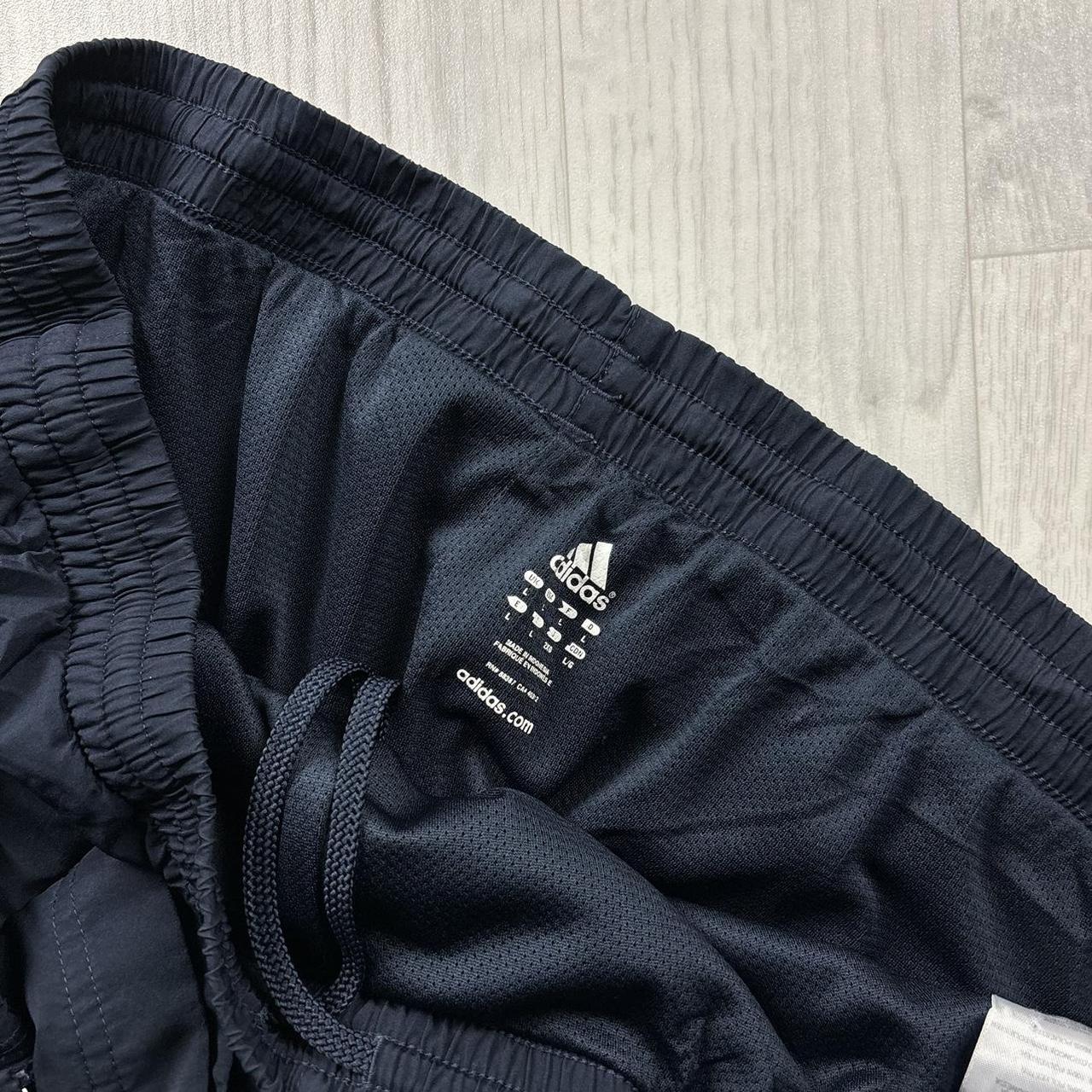 VINTAGE Y2K ADIDAS BAGGY TRACKSUIT BOTTOMS NAVY