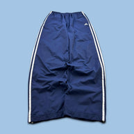 VINTAGE Y2K ADIDAS BAGGY TRACKSUIT BOTTOMS NAVY