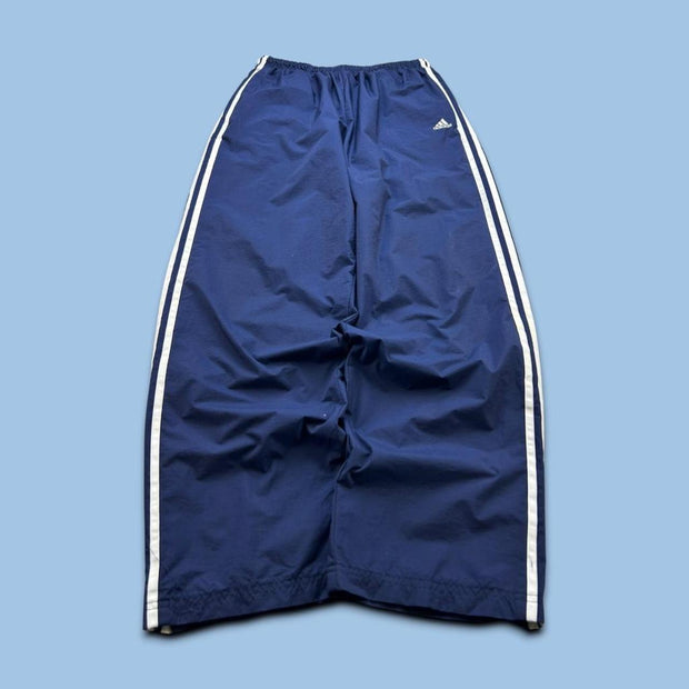 VINTAGE Y2K ADIDAS BAGGY TRACKSUIT BOTTOMS NAVY